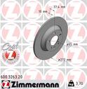 BRAKE DISC REAR 272MM ZIMMERMANN VAG