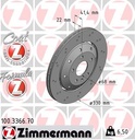 REAR DISC ZIMMERMANN VAG