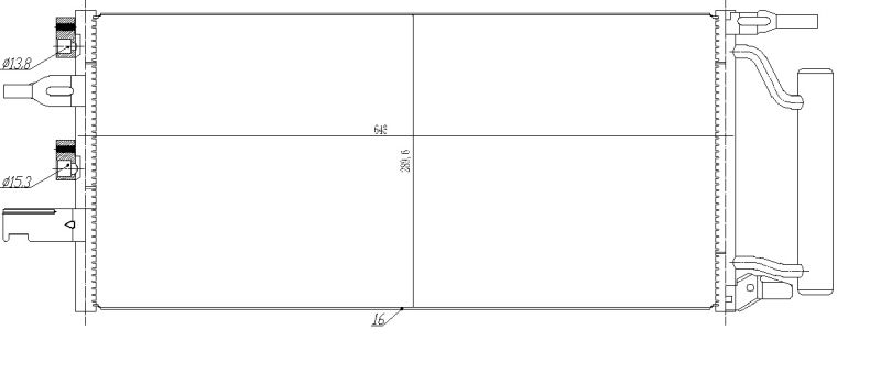 A/C CONDENSOR NRF BMW