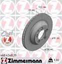 BRAKE DISC REAR 358MM ZIMMERMANN VAG