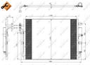 A/C CONDENSOR NRF LAND ROVER