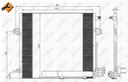 A/C CONDENSOR NRF MERC