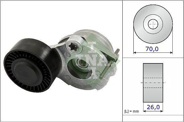 DRIVE BELT TENSIONER INA VAG