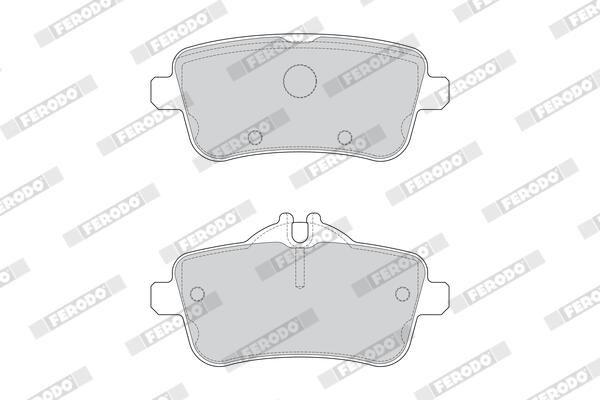 BRAKE PADS REAR FERODO MERC