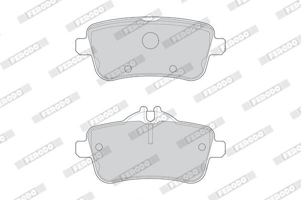 REAR PADS FERODO MERC