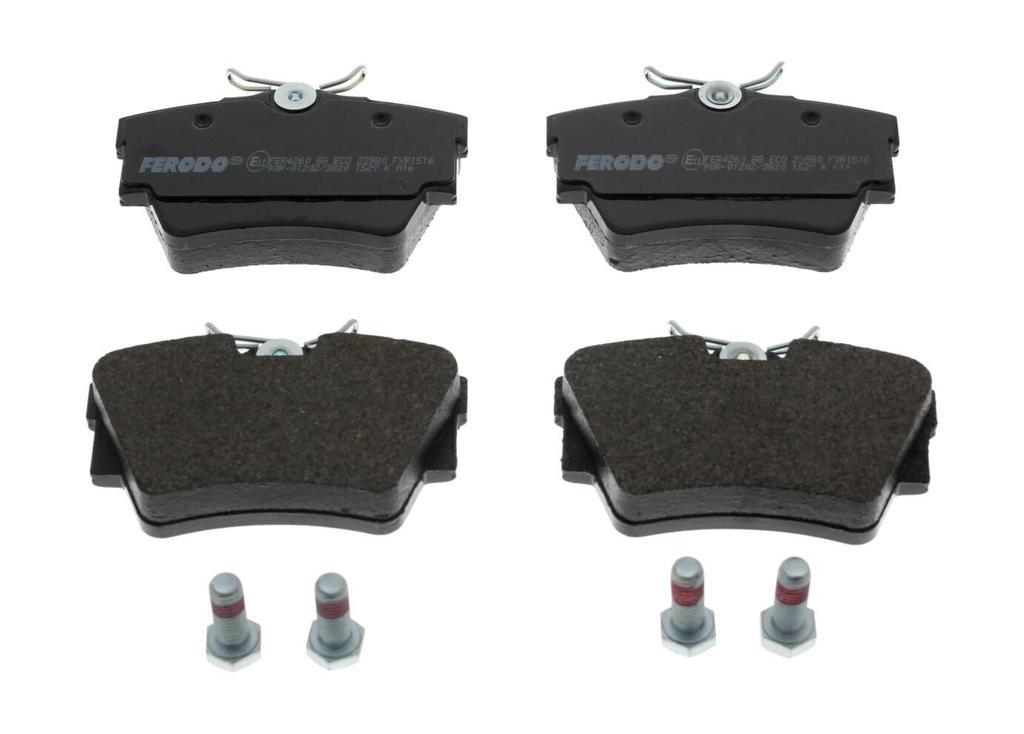 BRAKE PADS REAR FERODO RENAULT