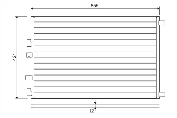 A/C CONDENSOR VALEO RENAULT