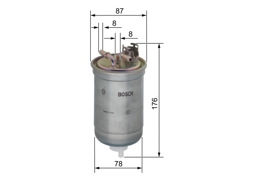 FUEL FILTER BOSCH VAG