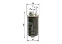 FUEL FILTER BOSCH VAG
