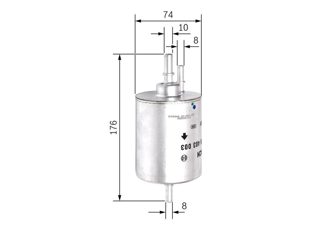 FUEL FILTER BOSCH VG