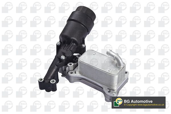 OIL FILTER HOUSING W/COOLER BGA MERC