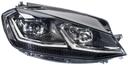 HEADLIGHT RH HELLA VAG