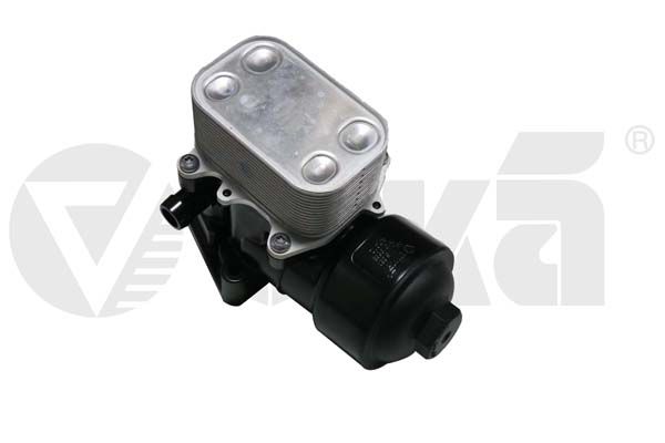 OIL FILTER HOUSING WITH COOLER  & GASKETS VIKA STO VAG (ALUMINUM CASE)