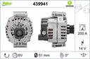 ALTERNATOR 14V 200A VALEO MERC