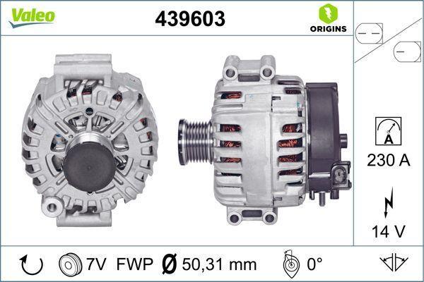 ALTERNATOR 14V 230AMP VALEO BMW