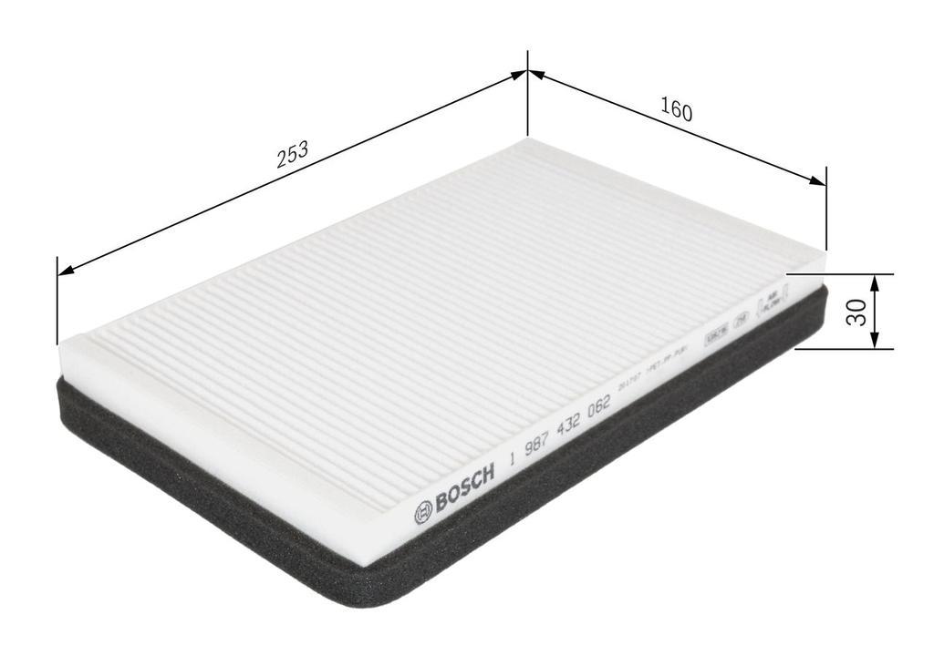 CABIN FILTER BOSCH VOLVO