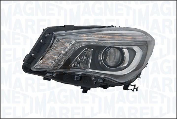 HEADLIGHT RH MAGNETI MARELLI MERC