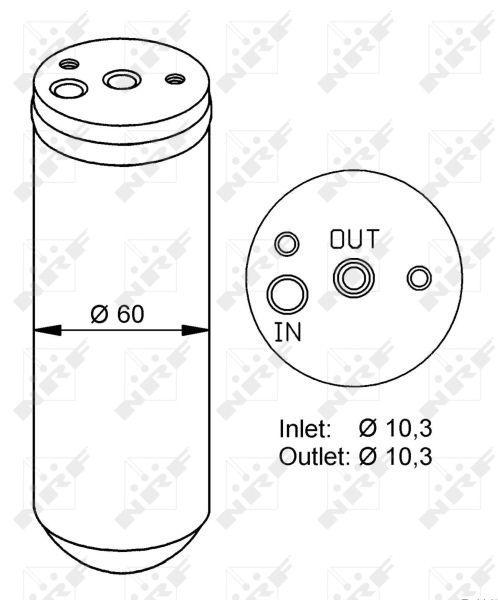 RECEIVER DRYER NRF MERC