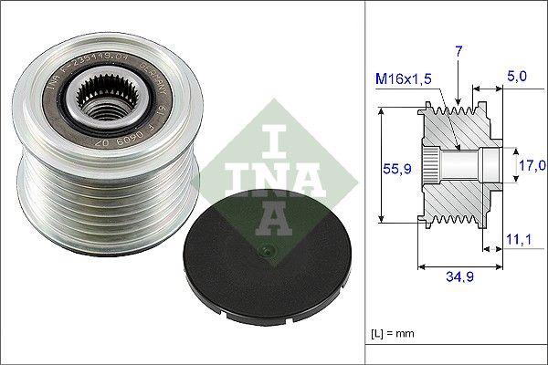 ALTERNATOR CLUTCH INA VAG