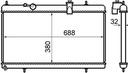 RADIATOR MAHLE PSA