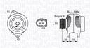 ALTERNATOR MAGNETI MARELLI ALFA 12V 150A