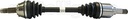 DRIVE SHAFT FRONT LH METELLI FIAT