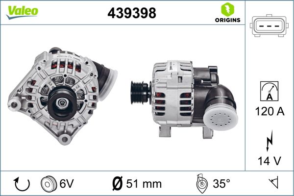 ALTERNATOR VALEO BMW