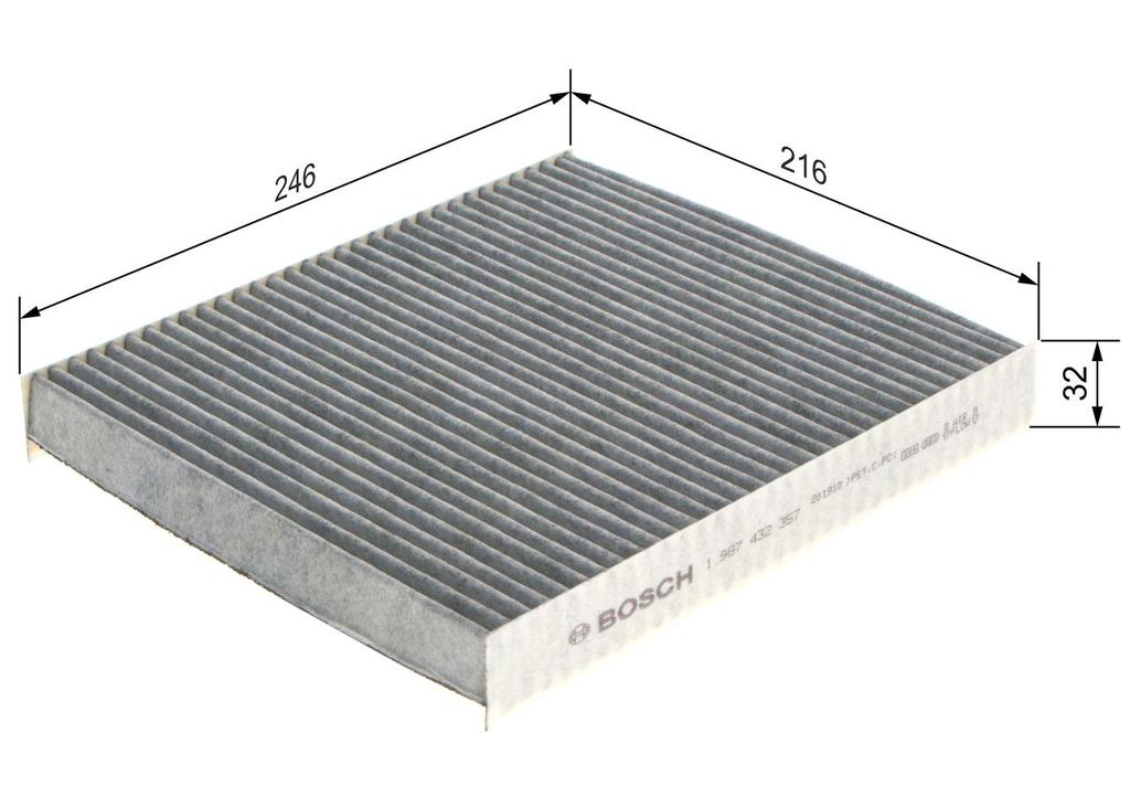 CABIN FILTER [CARBON] BOSCH VAG