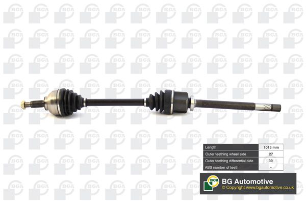DRIVE SHAFT RHF BGA RENAULT