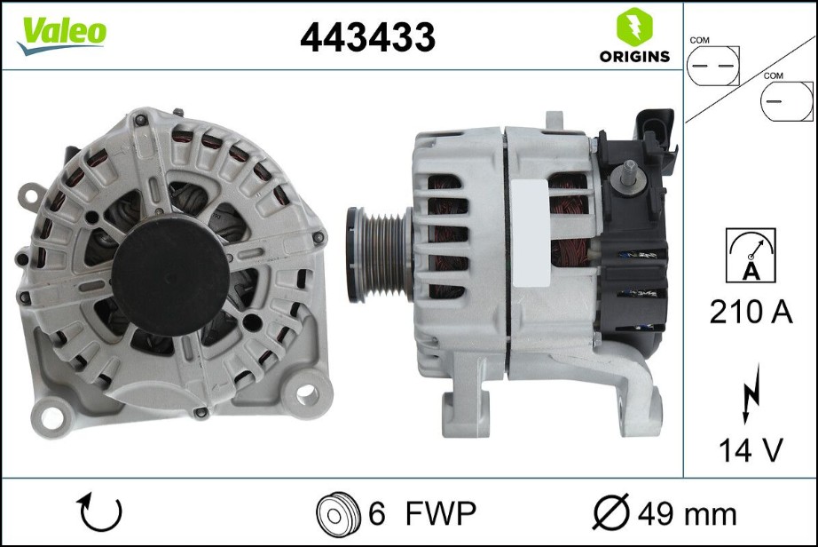 ALTERNATOR VALEO BMW