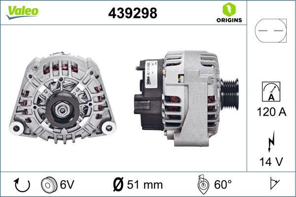 ALTERNATOR VALEO MERC