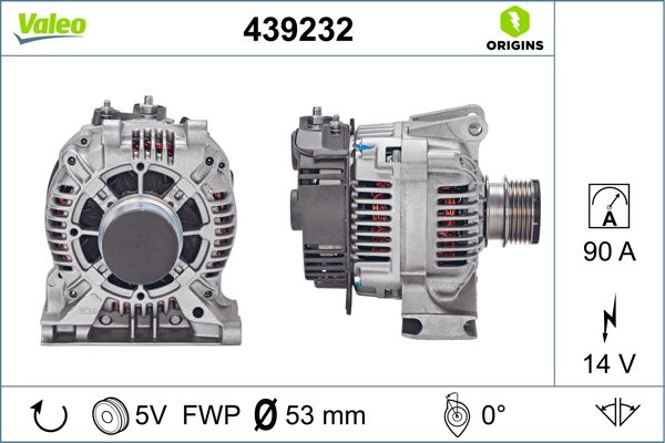 ALTERNATOR VALEO MERC