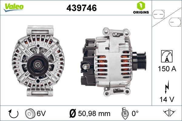 ALTERNATOR VALEO MERC