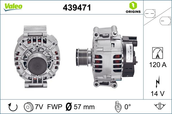 ALTERNATOR VALEO MERC