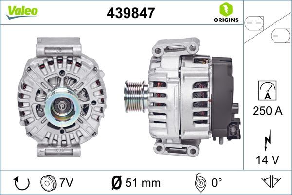 ALTERNATOR VALEO MERC
