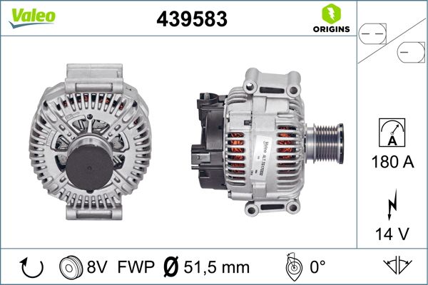 ALTERNATOR VALEO MERC W164 ML280/320 CDI