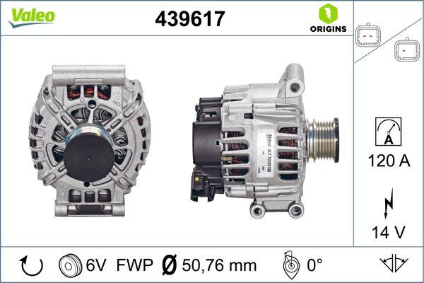ALTERNATOR VALEO MINI/PSA 120AMP