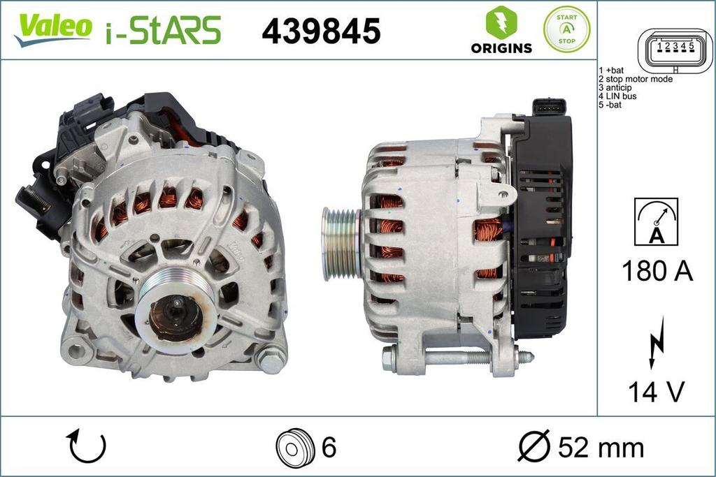 ALTERNATOR VALEO PSA