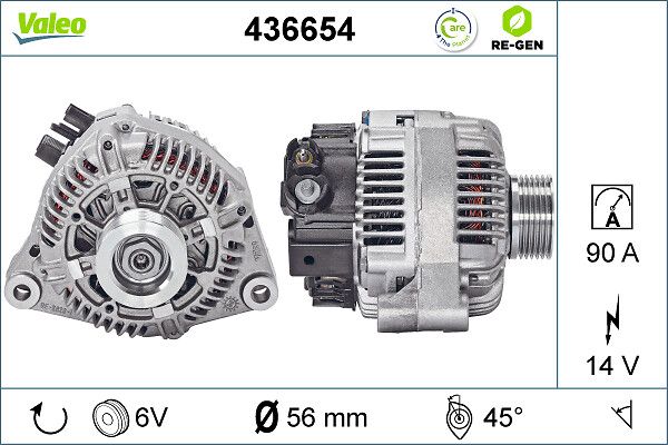 ALTERNATOR VALEO PSA