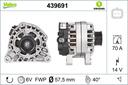 ALTERNATOR VALEO PSA 14V 70A