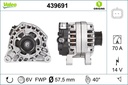 ALTERNATOR VALEO PSA 14V 70A