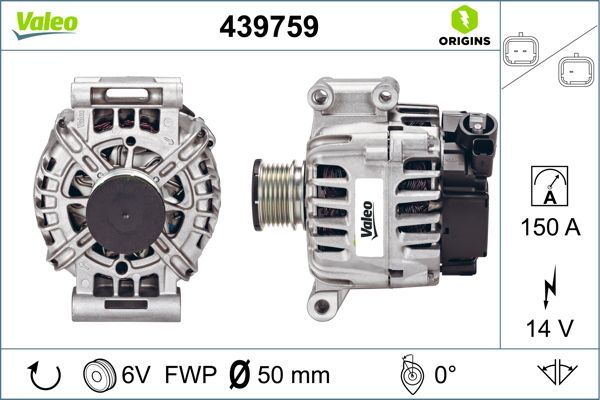 ALTERNATOR 150AMP VALEO PSA MINI