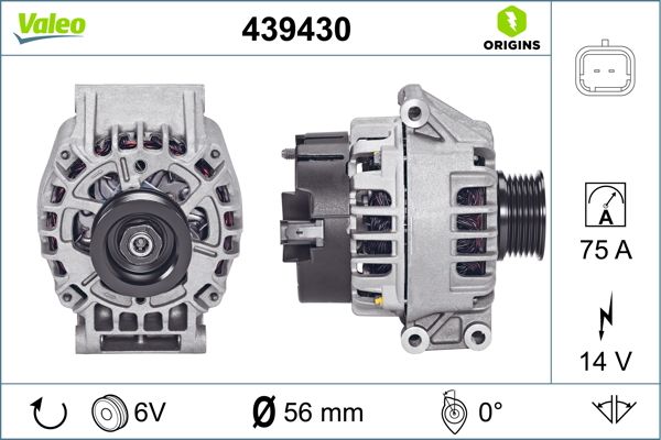 ALTERNATOR VALEO RENAULT