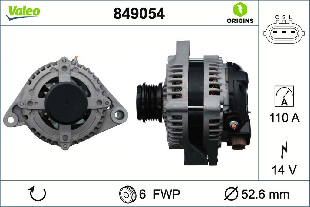 ALTERNATOR VALEO RENAULT