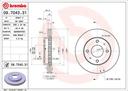 BRAKE DISC FRONT 256MM BREMBO VOLVO