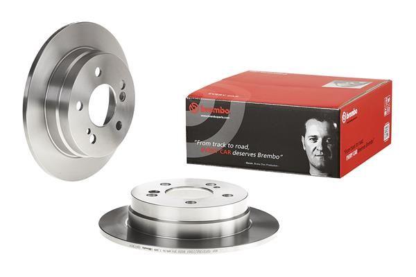 BRAKE DISC REAR 258MM BREMBO MERC