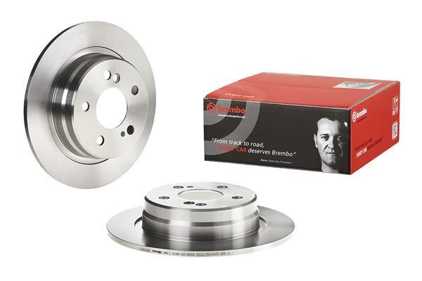 BRAKE DISC REAR 278MM BREMBO MERC