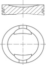 PISTON ASSY + .50MM MAHLE PORSCHE