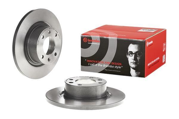 BRAKE DISC REAR 276MM 62MM HEIGHT BREMBO PSA
