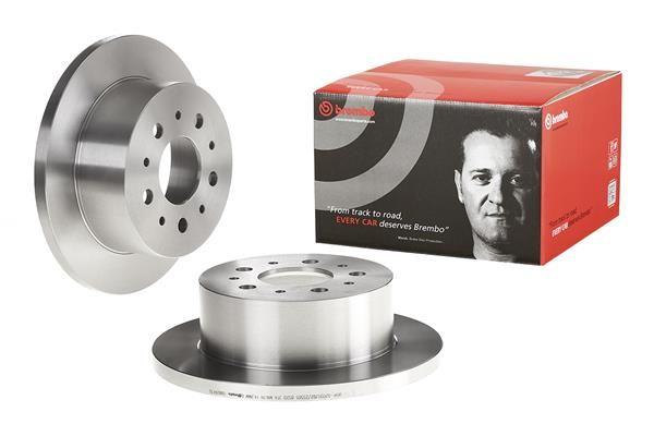 BRAKE DISC REAR 280MM BREMBO PSA FIAT